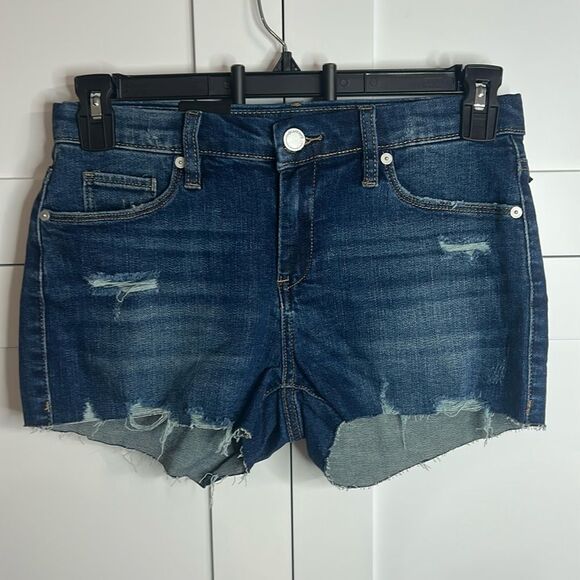 Blank NYC Astor Cut-Off Distressed Jean Shorts - NWT - SZ 27 - Picture 1 of 6